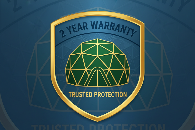2 year warranty Geodesic Dome Tents
