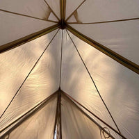 3m Bell Tent Fireproof With Stove Hole & Flap (No Centre Pole) - Bell Tent Sussex