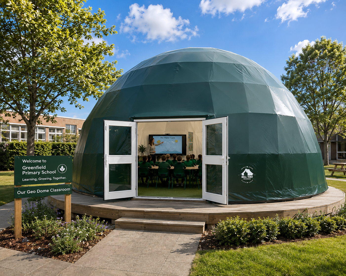 We Build Geodesic Domes — From Ground to Finished Structure