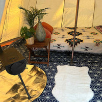 4m Tipi Tent Fireproof With Stove Hole & Flap - Bell Tent Sussex