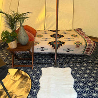 4m Tipi Tent Fireproof With Stove Hole & Flap - Bell Tent Sussex