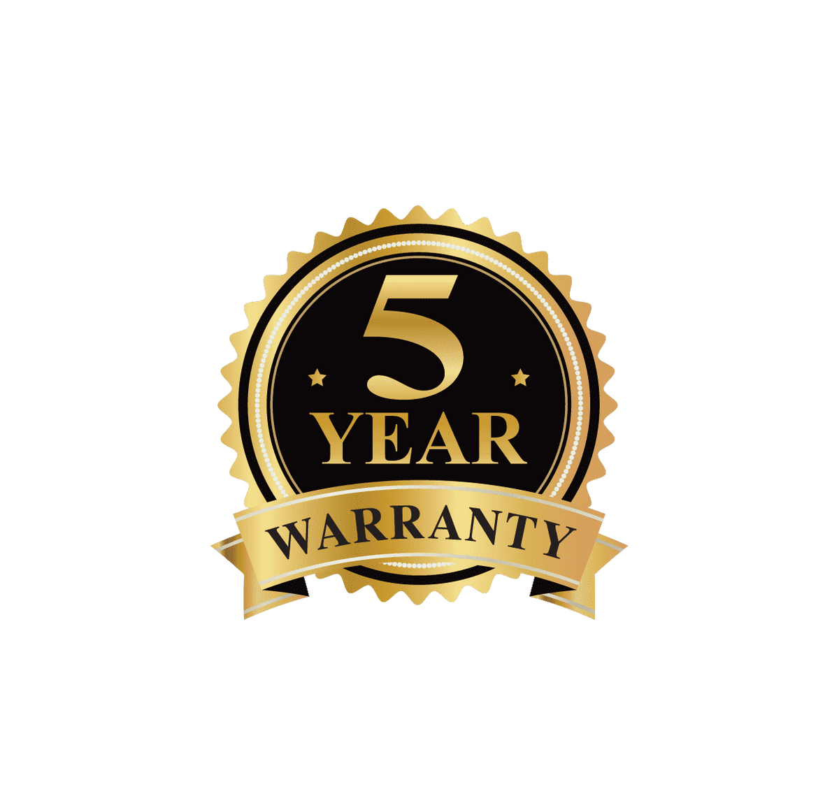 5 year warranty