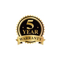 5 year warranty