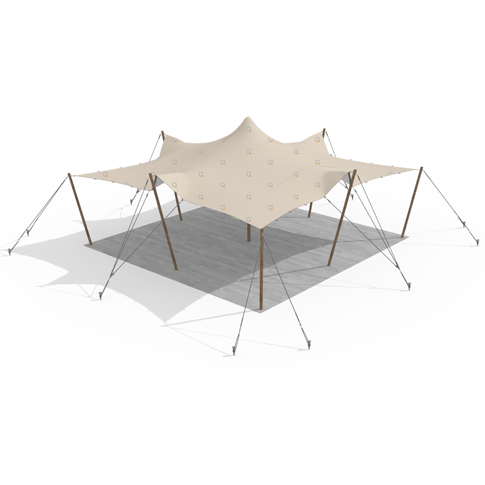 Stretch Tent 6 x 6 - [Bell Tents]