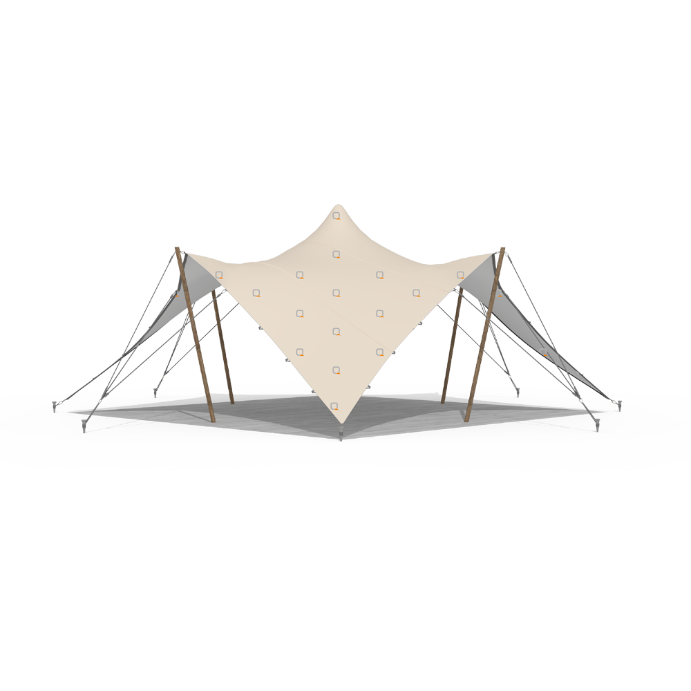 Stretch Tent 6 x 6 - [Bell Tents]