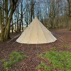 6m Tipi Tent Fireproof With Stove Hole & Flap - Bell Tent Sussex