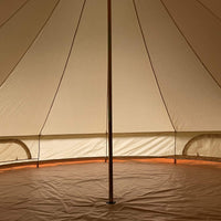 7m Bell Tent Fireproof With Stove Hole & Flap - Bell Tent Sussex