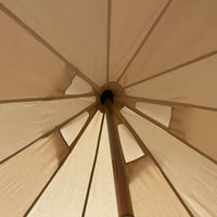 7m Bell Tent Fireproof With Stove Hole & Flap - Bell Tent Sussex