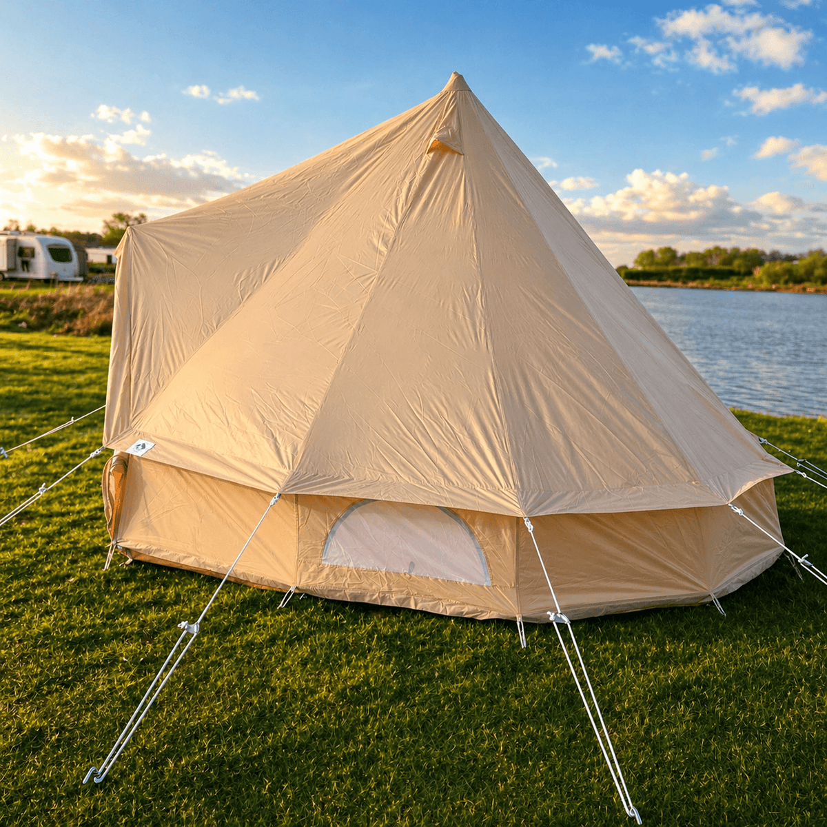 4M Bell Tent Ultra-Light 150D Oxford (Polyester) - [Bell Tents]
