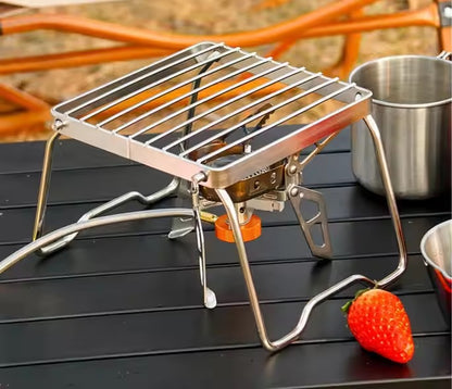 Multifunction Foldable Campfire Grill Grate - [Bell Tents]