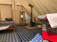 Touareg Tents For Sale - Fireproof With Stove Hole & Flap - Bell Tent Sussex