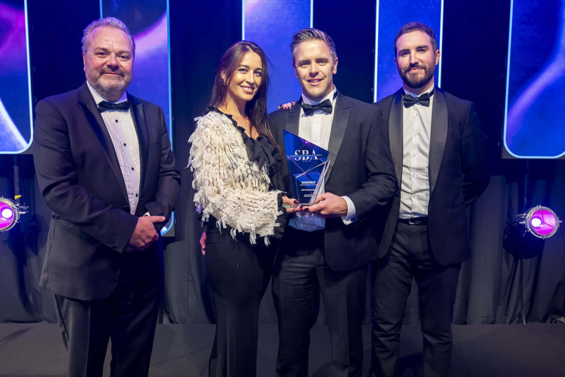 Bell Tent Sussex Team winning Medium Business of the Year at Sussex Business Awards