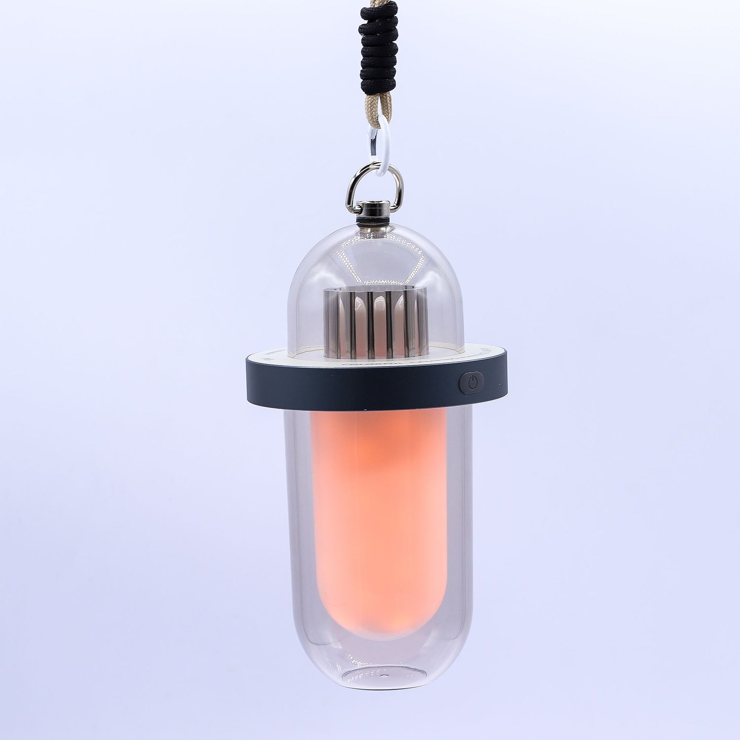 Lamp Effeith Fflam Awyr Agored - Gwyn USB - Gwefradwy C - Lliw Lluosog - [Pebyll Bell]