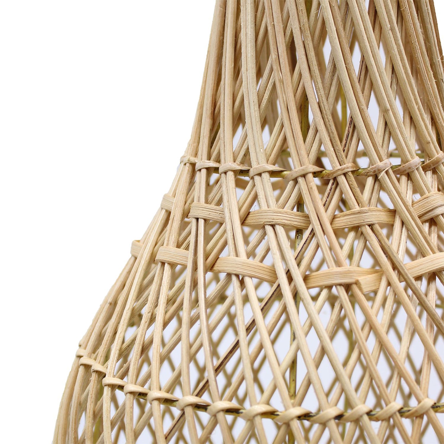 Lampau Bwrdd Rattan - Naturiol - [Pebyll Cloch]