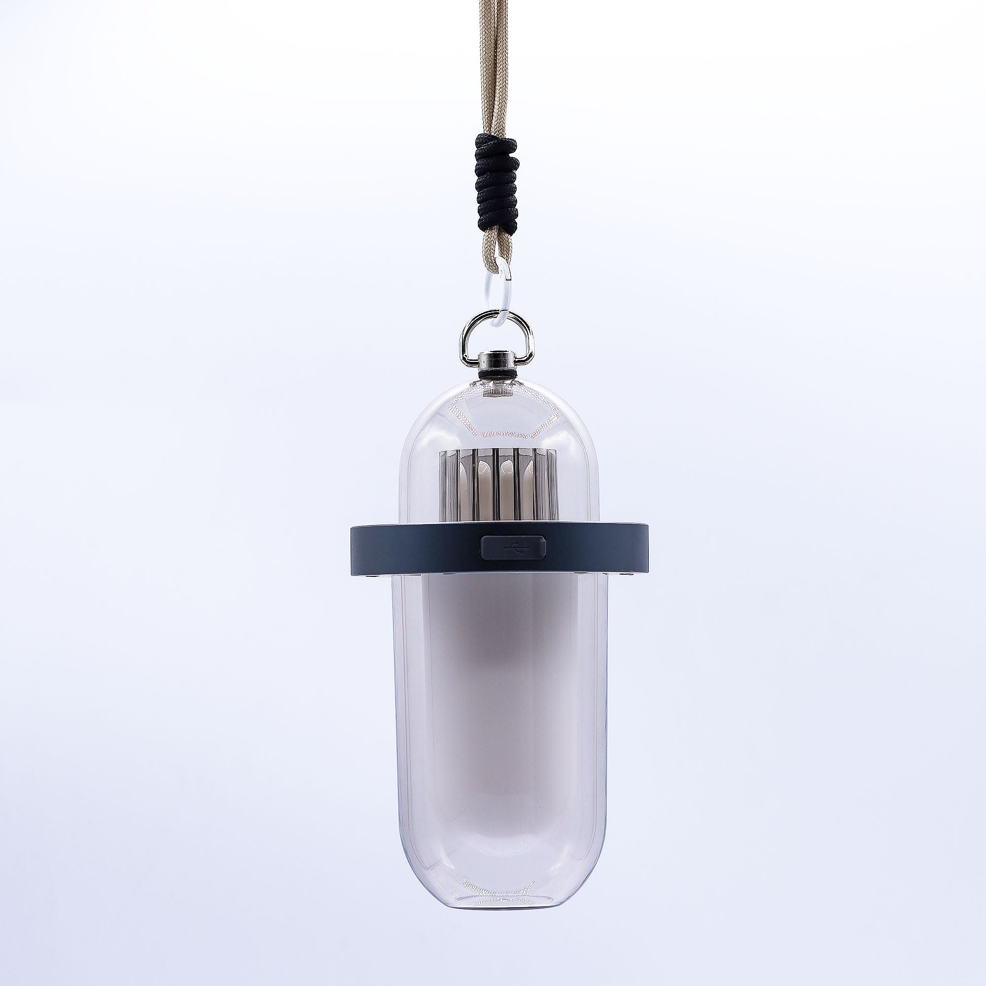 Lamp Effeith Fflam Awyr Agored - Gwyn USB - Gwefradwy C - Lliw Lluosog - [Pebyll Bell]