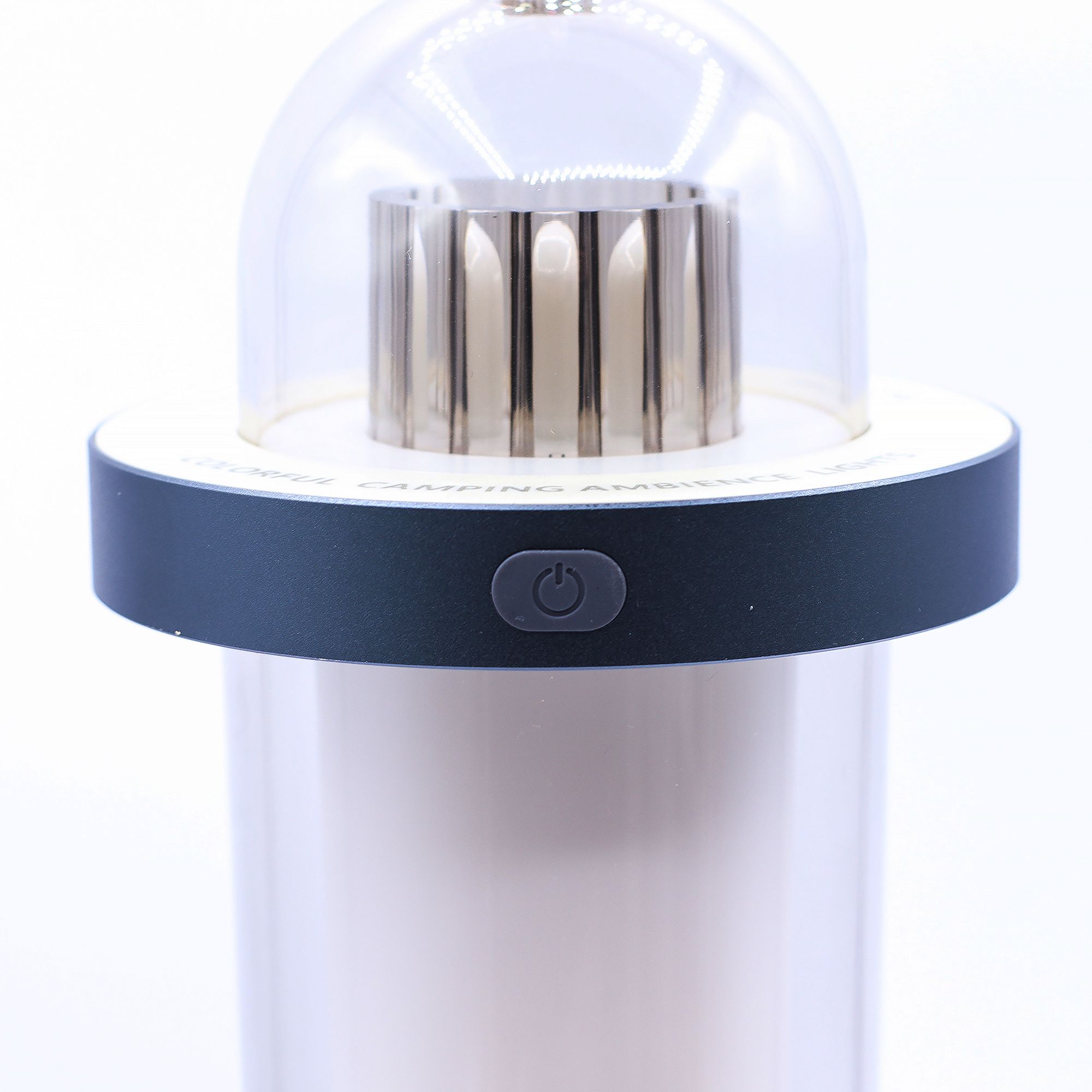 Lamp Effeith Fflam Awyr Agored - Gwyn USB - Gwefradwy C - Lliw Lluosog - [Pebyll Bell]