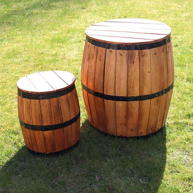Stôl Casgen Gwrw – Pren Naturiol 38 x 32 cm - [Pebyll Cloch]