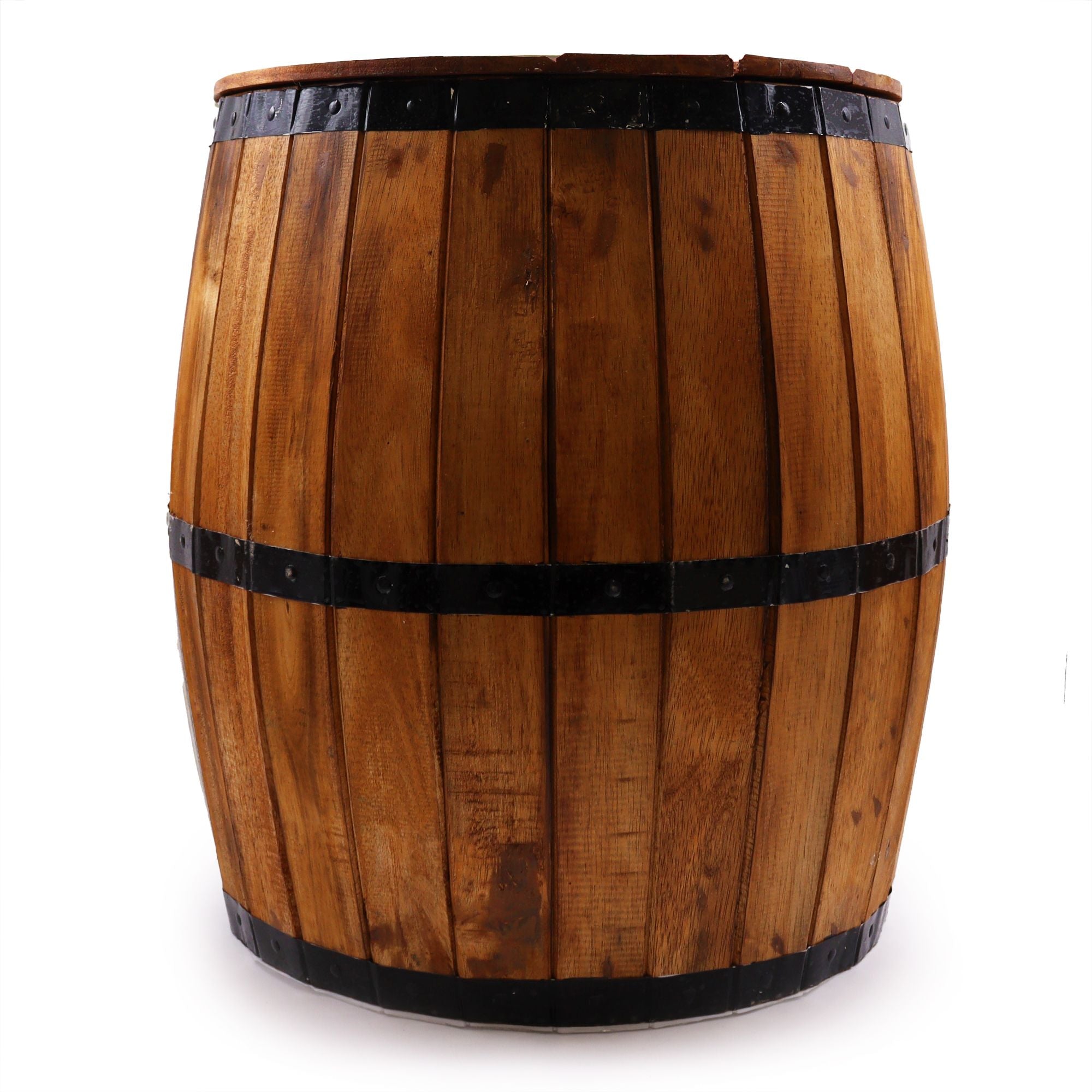 Bwrdd Casgenni Cwrw – Pren Naturiol 60 x 48.5 cm - [Pebyll Cloch]