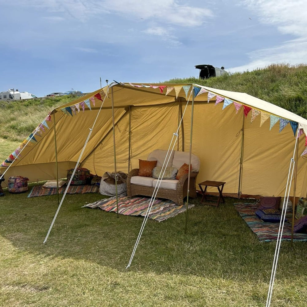 The Sussex Superior Canvas Awning / Gazebo - Bell Tent Sussex