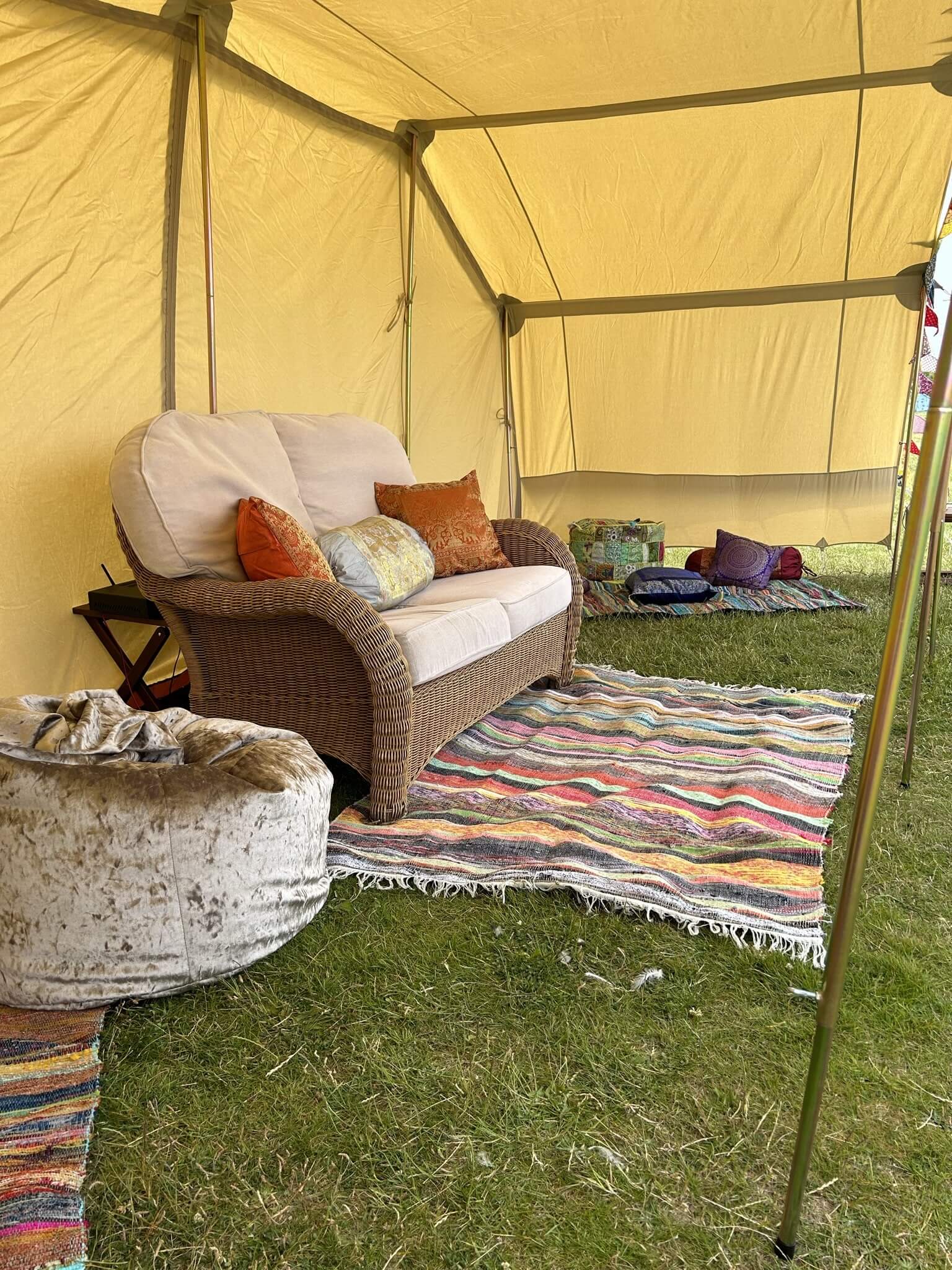 garden tent uk The Sussex Superior Canvas Awning / Gazebo