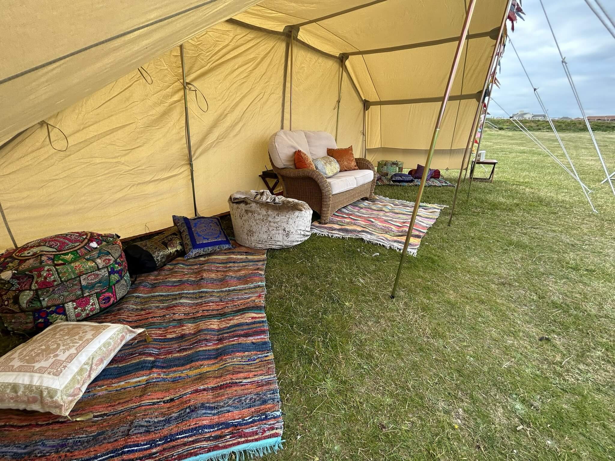 The Sussex Superior Canvas Awning / Gazebo - Bell Tent Sussex