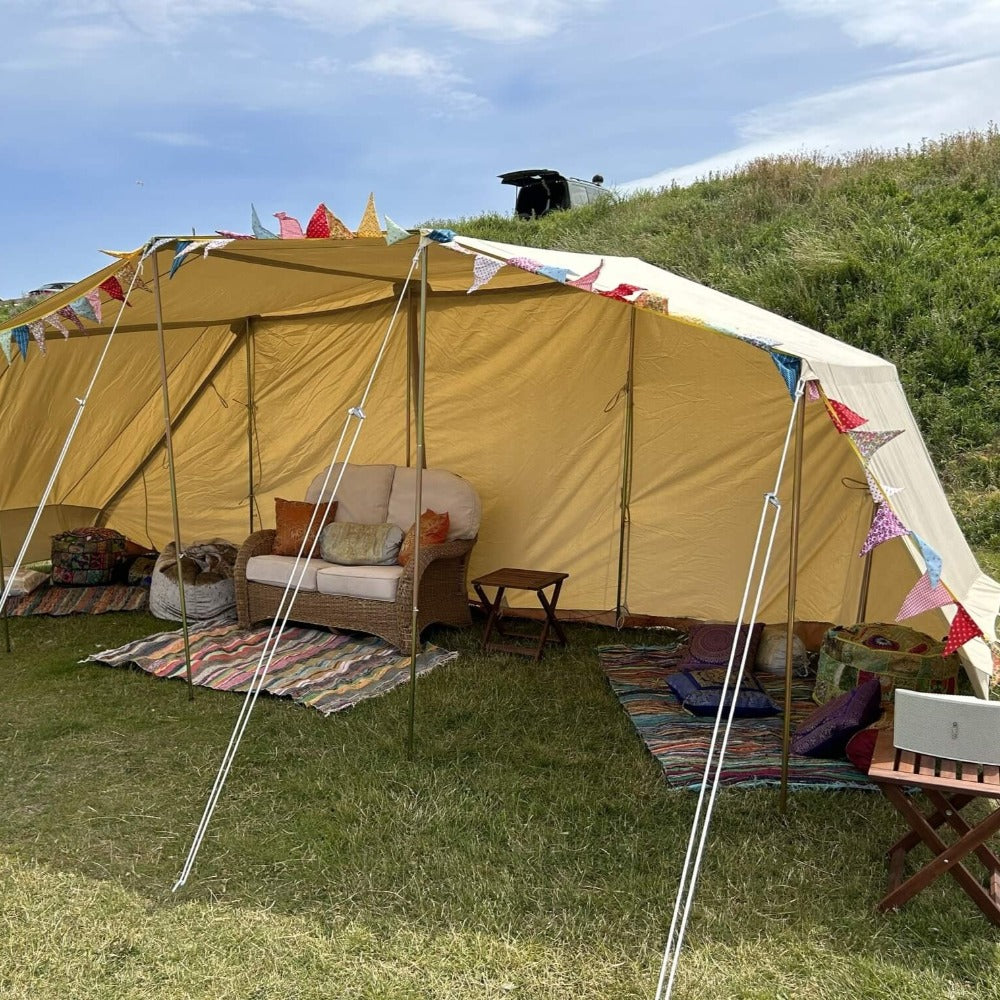 awning for bell tent The Sussex Superior Canvas Awning / Gazebo