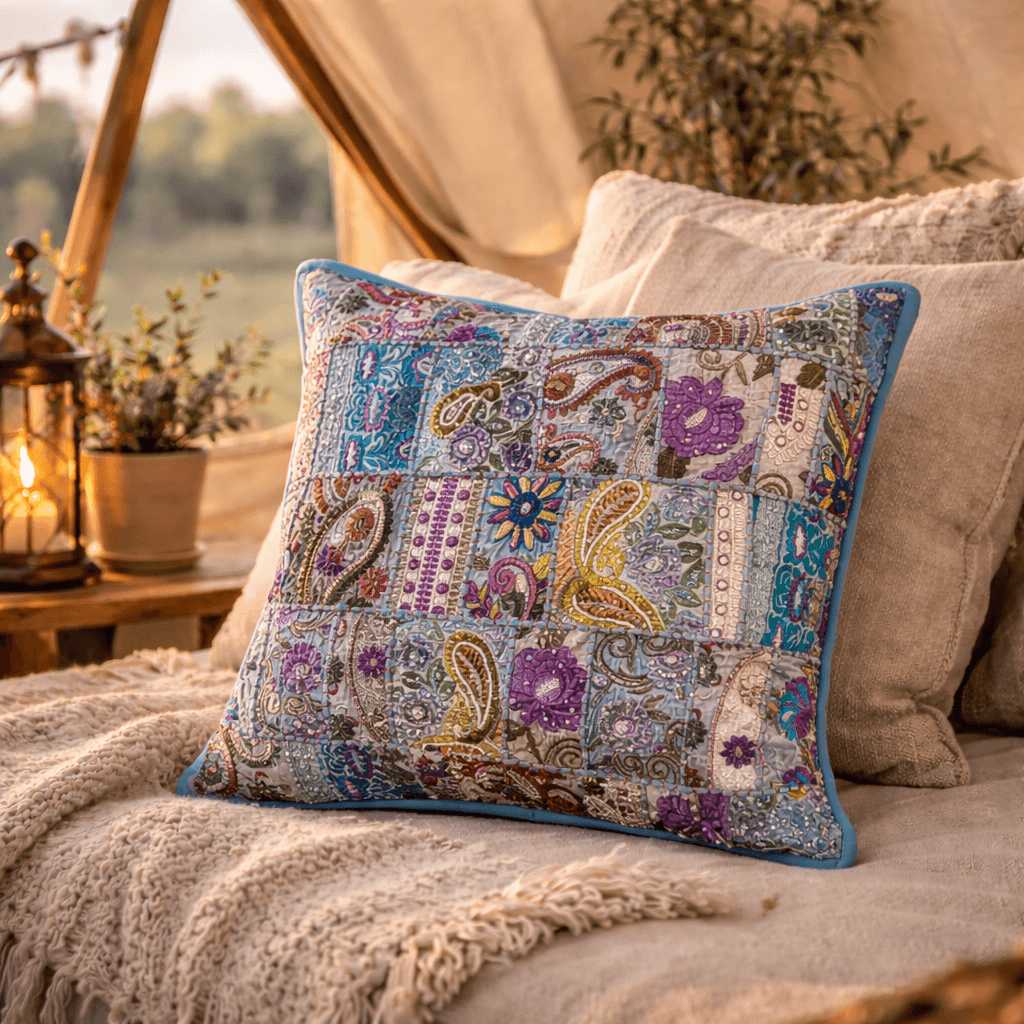 Indian Cushion Covers Handmade - [Bell Tents]