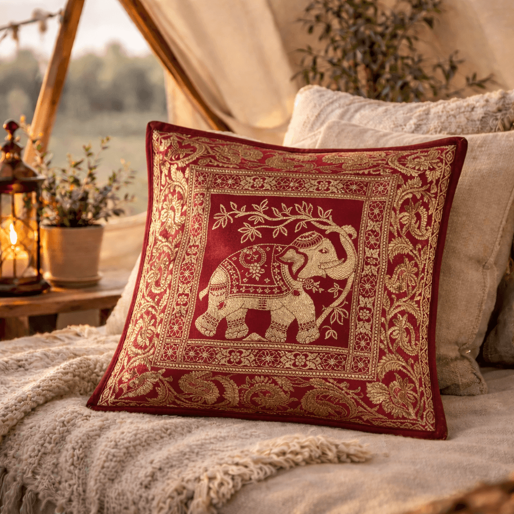 Indian Cushion Covers Handmade - [Bell Tents]