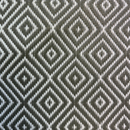 Poly Propylene Flooring Diamond Green / Dark Grey - Fire Retardant - [Bell Tents]