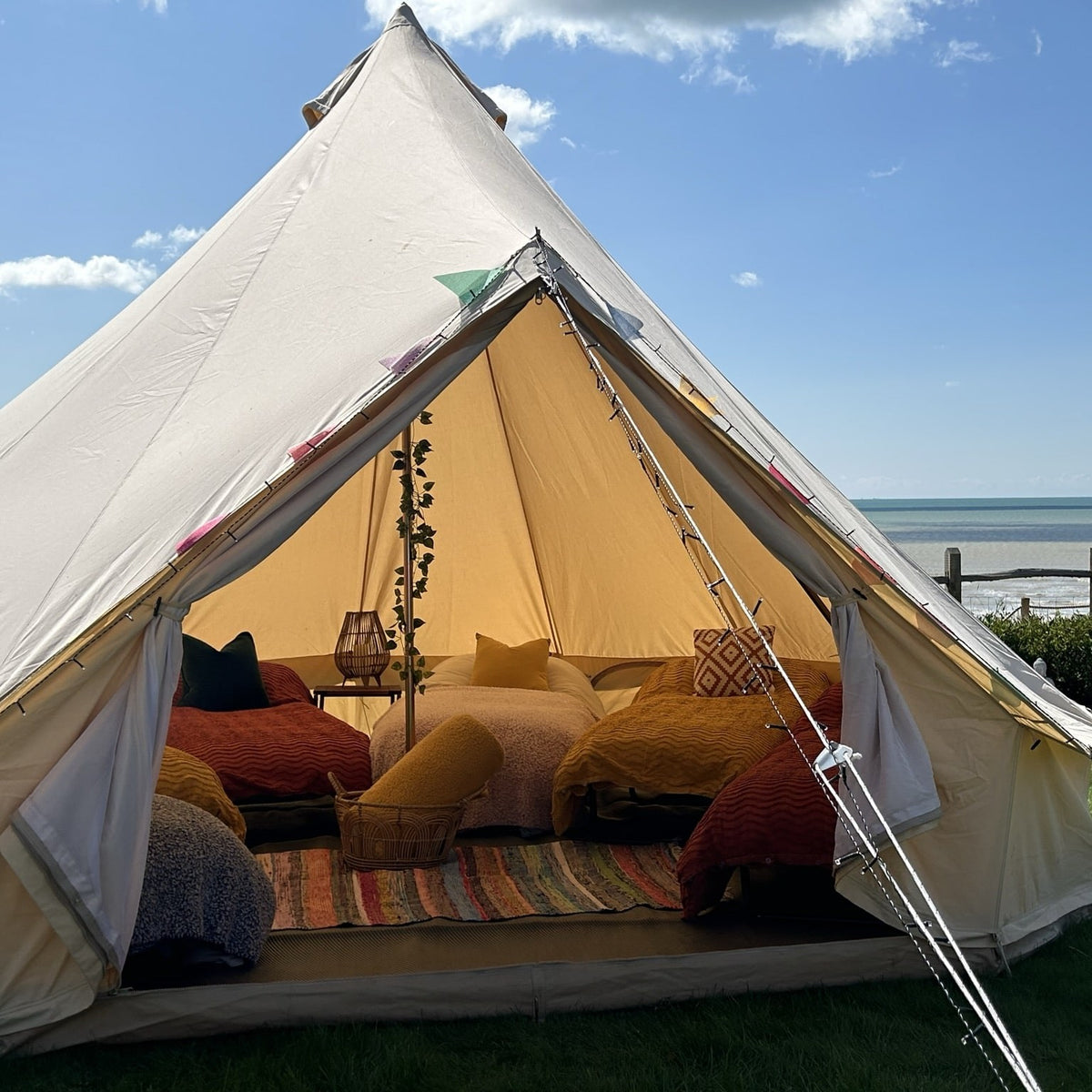 5m Bell Tent Fireproof - Bell Tent Sussex