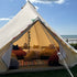 5m Bell Tent Fireproof With Stove Hole & Flap - Bell Tent Sussex