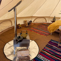 5m Bell Tent Fireproof With Stove Hole & Flap - Bell Tent Sussex