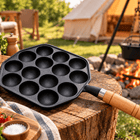 Cast Iron 14-Hole Campfire Cooking Pan