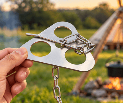 Bushcraft Campfire Cooking Tripod Kit