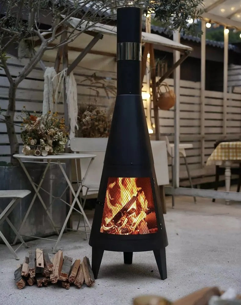 fire pit tent Highlander Cast Iron Fire Pit