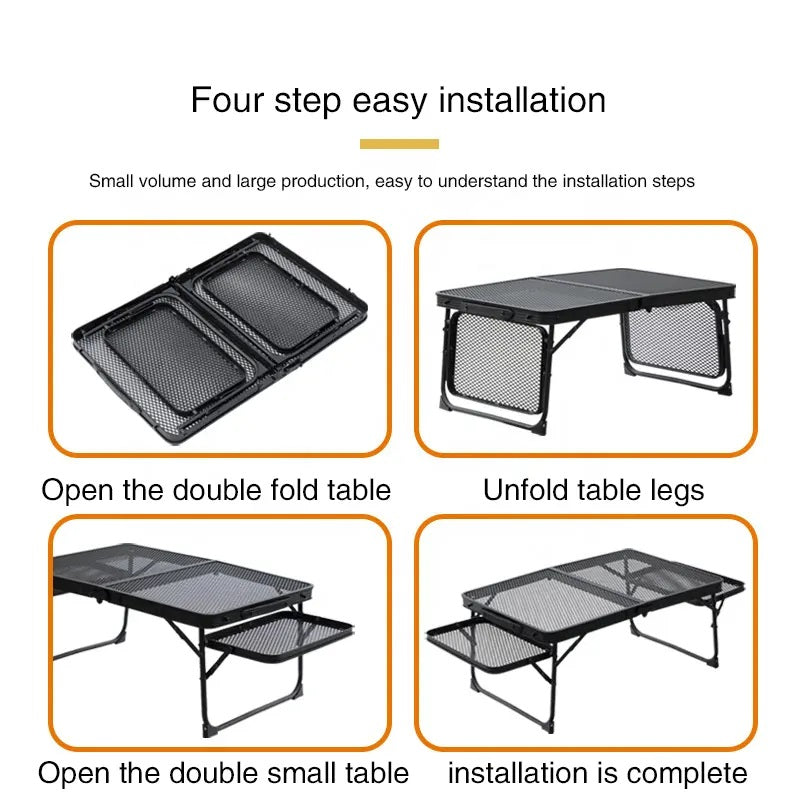 Outdoor Folding Mesh Table - [Bell Tents]