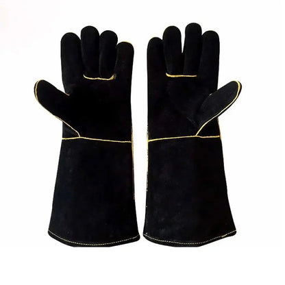 Heat Resistant Leather Gloves - [Bell Tents]