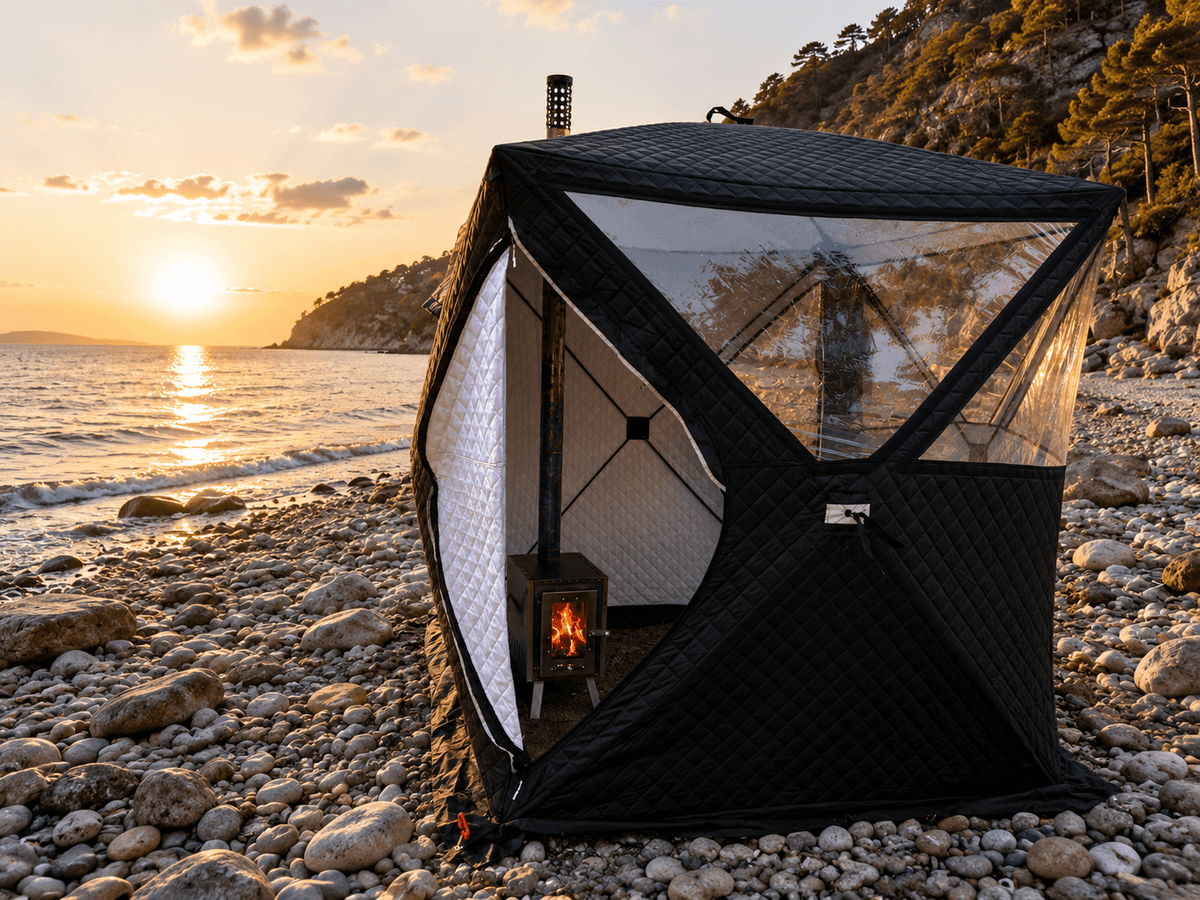 Sauna Tent & Stove Bundle - [Bell Tents]