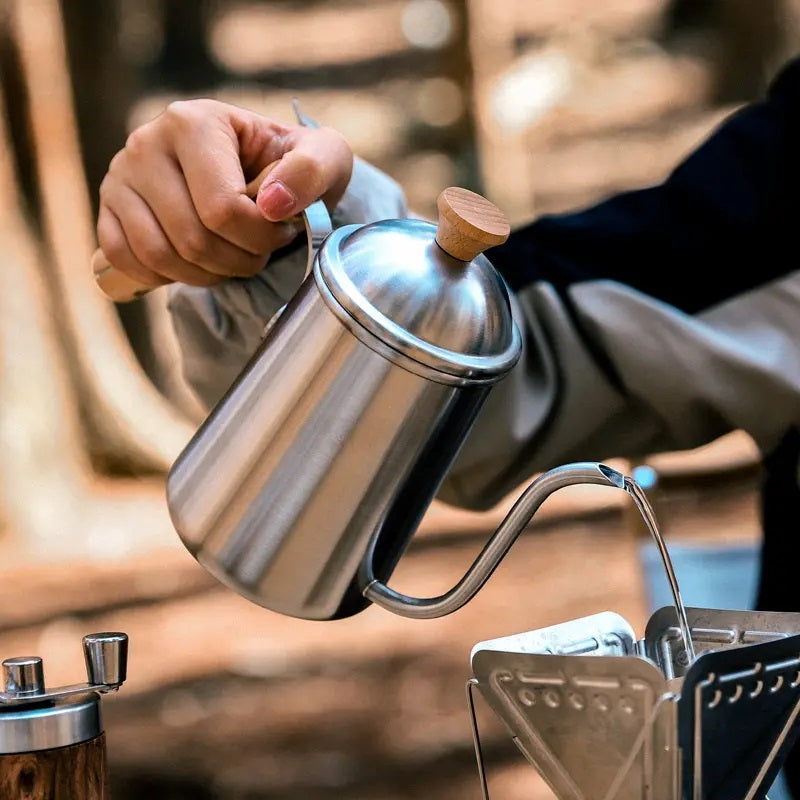 Stainless Steel Gooseneck Coffee Kettle - [Bell Tents]