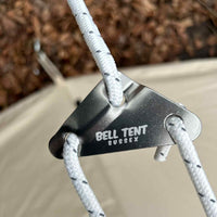 4m Tipi Tent Fireproof With Stove Hole & Flap - Bell Tent Sussex