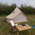 3m Bell Tent Fireproof With Stove Hole & Flap (No Centre Pole) - Bell Tent Sussex