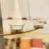 Tea Light Candle Chandelier Double Tier - Gold - Bell Tent Sussex