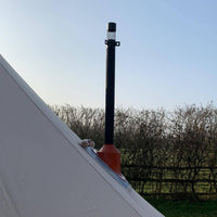 6m Bell Tent Fireproof With Stove Hole & Flap - Bell Tent Sussex