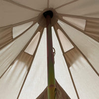 5m Bell Tent Fireproof With Stove Hole & Flap - Bell Tent Sussex