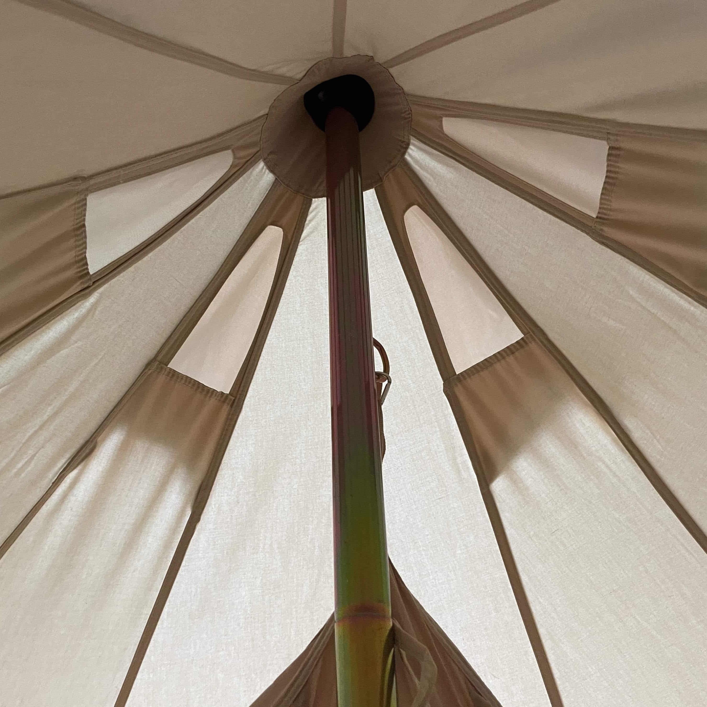 6m Bell Tent With Stove Hole &amp; Flap - Bell Tent Sussex