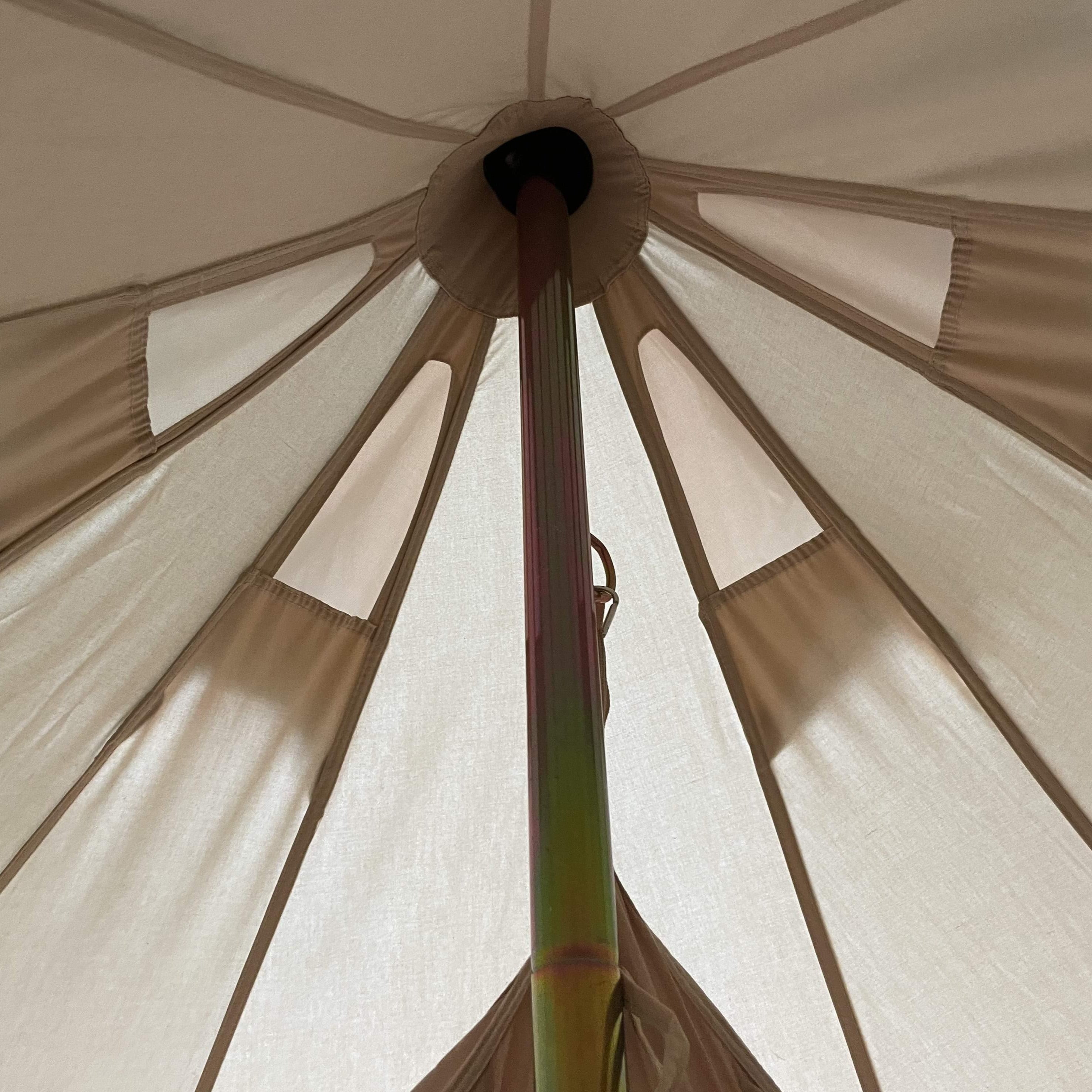 5m Bell Tent With Stove Hole &amp; Flap - Bell Tent Sussex