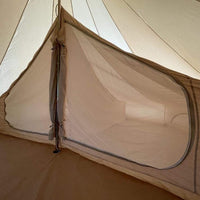 4m Bell Tent With Stove Hole & Flap - Bell Tent Sussex