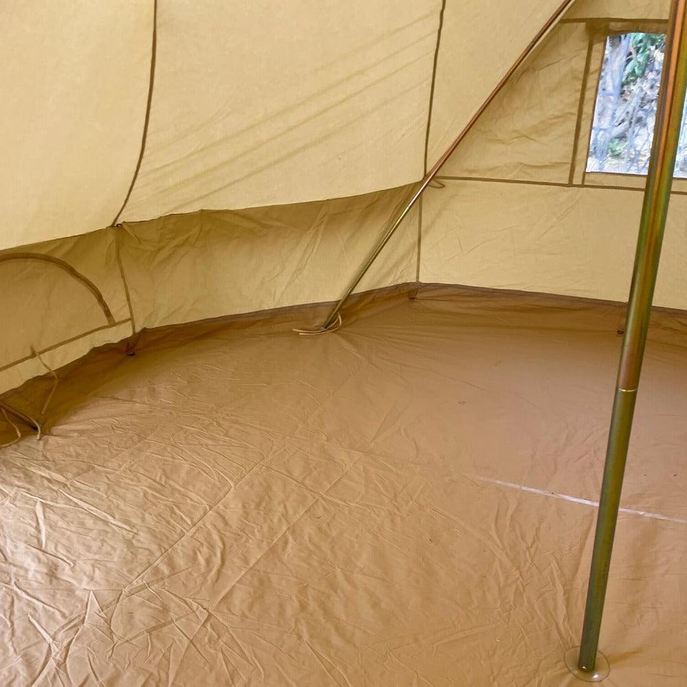 emperor bell tent with stove hole Emperor Fireproof Canvas Tent for Camping and Events – Bell Tent Sussex