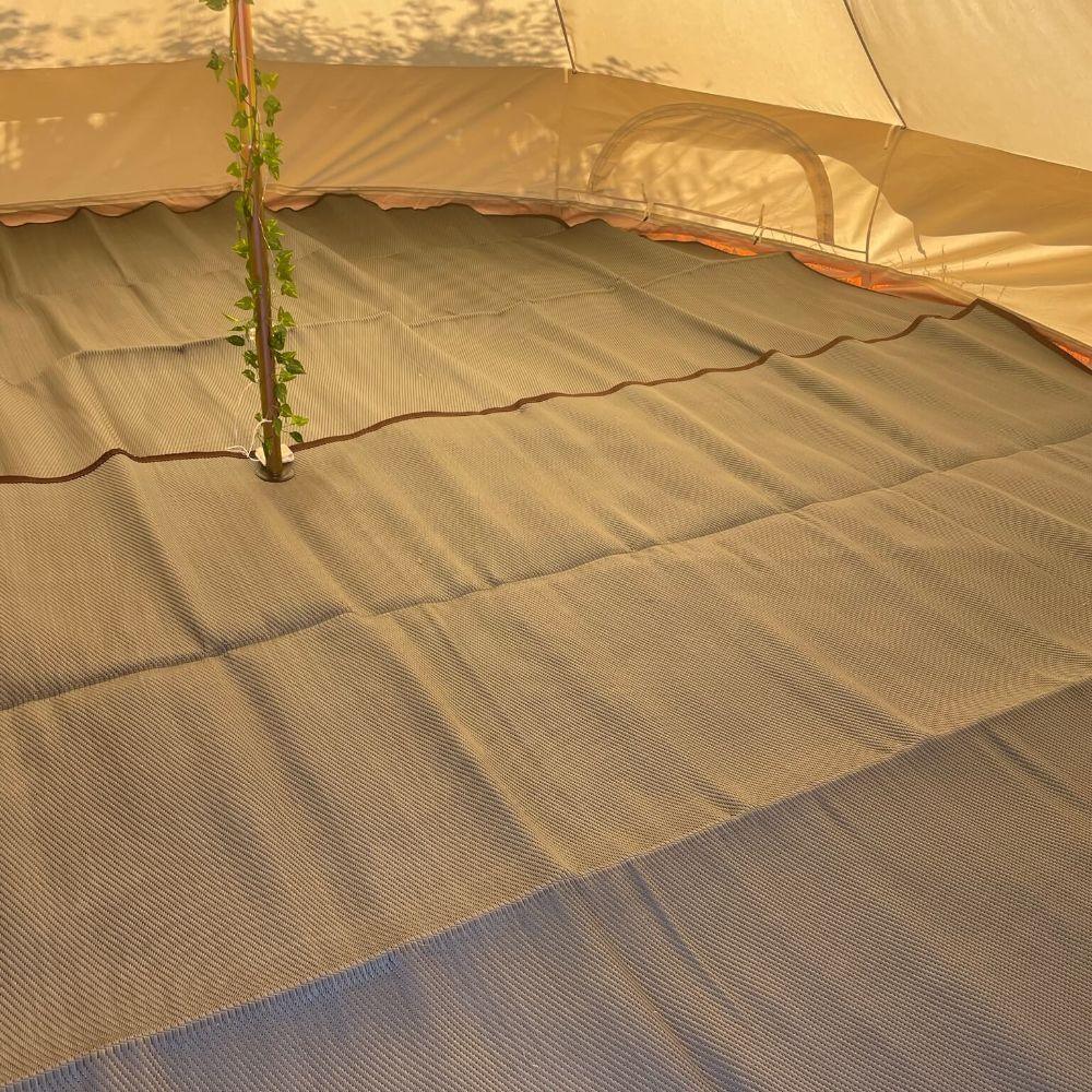 Poly Propylene Mat Grey - Fire Retardant - Bell Tent Sussex