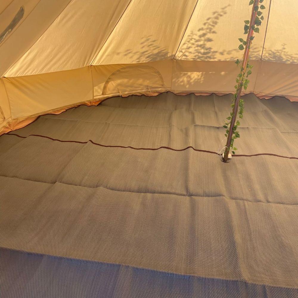 Poly Propylene Mat Grey - Fire Retardant - Bell Tent Sussex